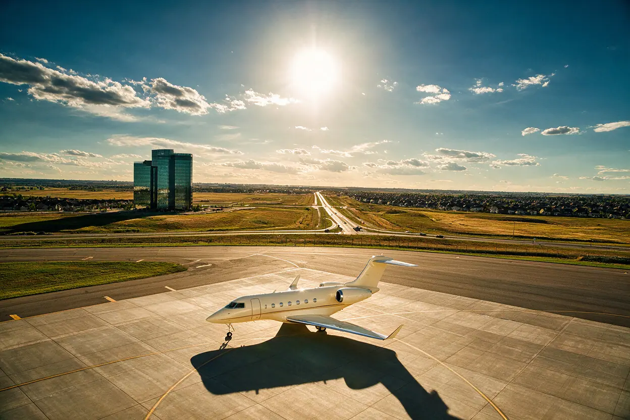 Private jet in Dallas
